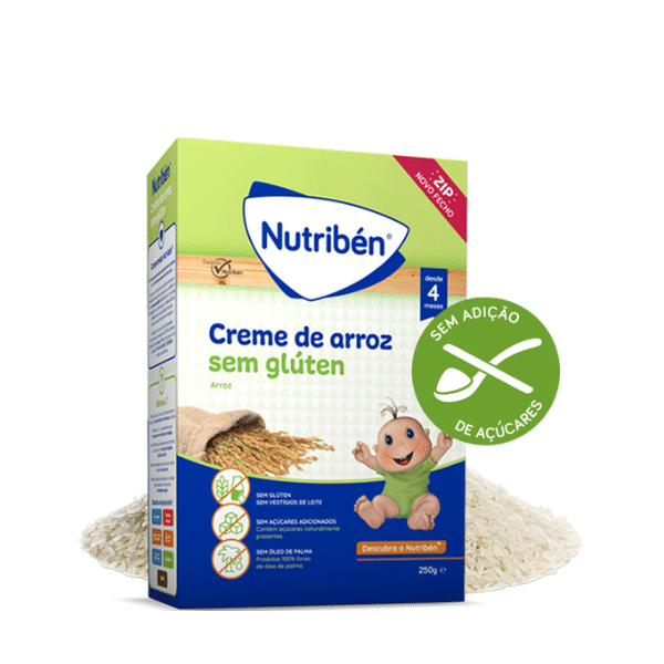 Nutriben Papa Creme de Arroz Não Láctea - farmácia rodrigues rocha