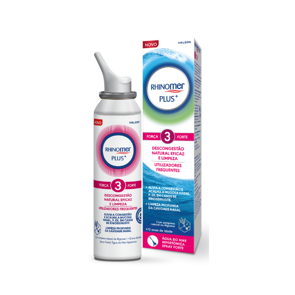 Rhinomer Plus Força 3 Spray Nasal - Farmácia Rodrigues Rocha
