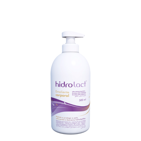 Hidrolact Emoliente Corporal 500 ml - farmacia rodrigues rocha