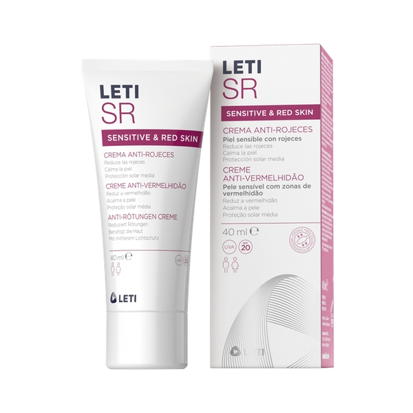 Leti SR Creme Anti Vermelhidões 40 ml - Farmacia Rodrigues Rocha