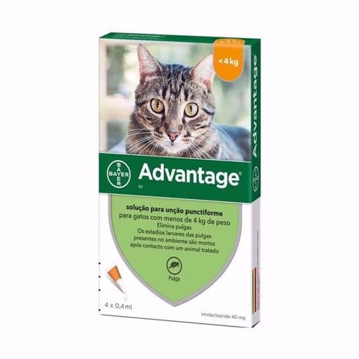 Advantage Gatos até 4kg 4 Pipetas