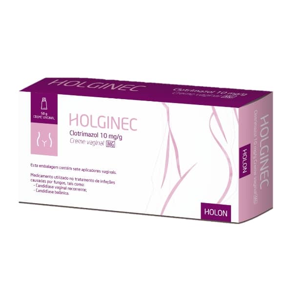 Creme Vaginal Holginec Clotrimazol 10mg/g