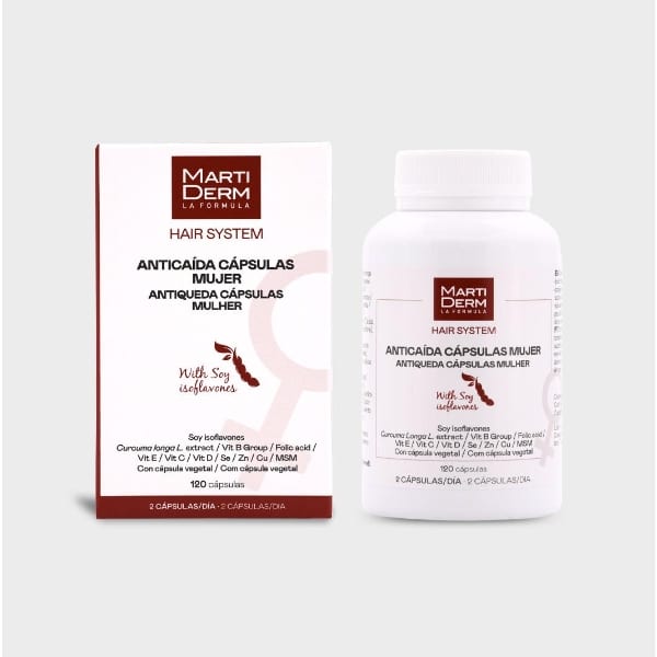 martiderm cápsulas antiqueda mulher