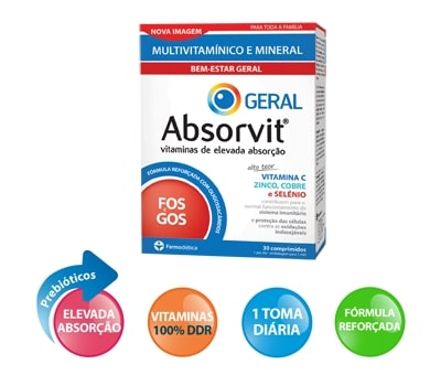Absorvit Geral 30 Comprimidos