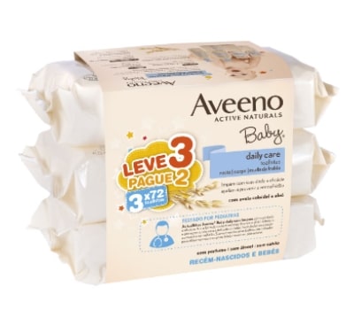Aveeno Baby Toalhitas Leve 3 Pague 2