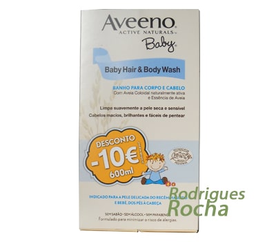 Aveeno Baby Banho Corpo e Cabelo PACK PROMOCIONAL