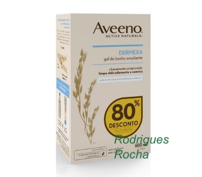 Aveeno Dermexa Gel de Banho Emoliente Pack Promocional