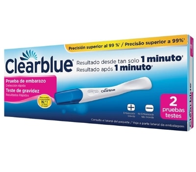 Clearblue Resultados 1 minuto - Dois Testes
