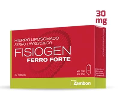 Fisiogen Ferro Forte 30 Cápsulas