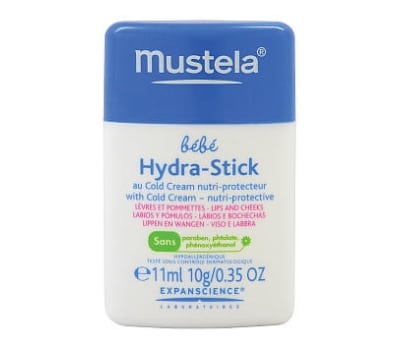 Mustela Bebé Hydra Stick com Cold Cream nutritivo-protetor
