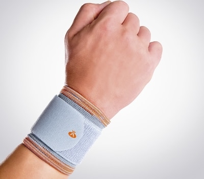 Orliman Sport Suporte Elástico Curto de Pulso com Banda