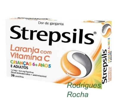 Strepsils Laranja com Vitamina C
