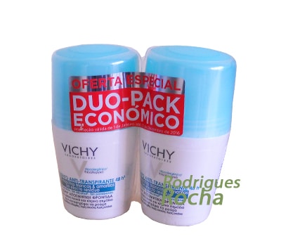 Vichy Tratamento Anti-Transpirante 48h Roll on Promo DUO