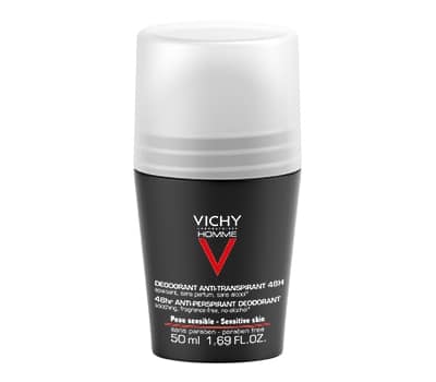 Vichy Homme Roll on Antitranspirante Calmante