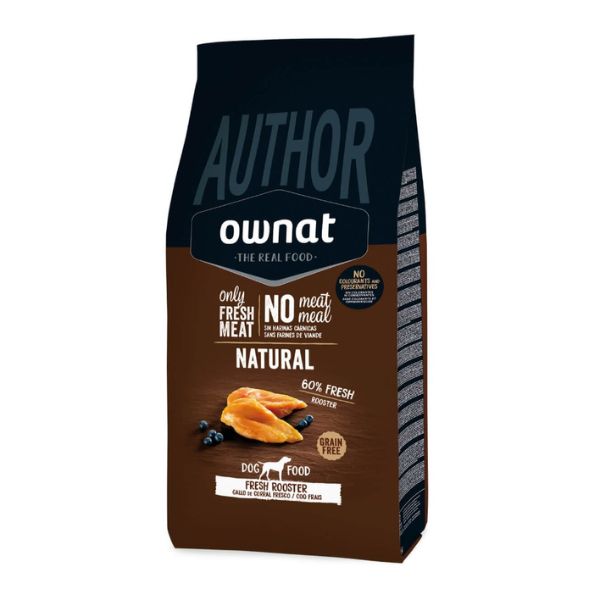 Ownat Author Ração Cão com Galo