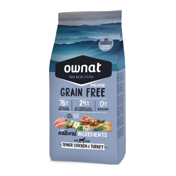 Ownat Grain Free Prime Cão Sénior
