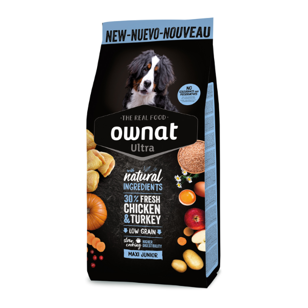 Ownat Ultra Ração Cão Maxi Júnior