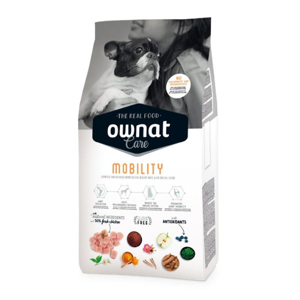 ração cão ownat care mobility