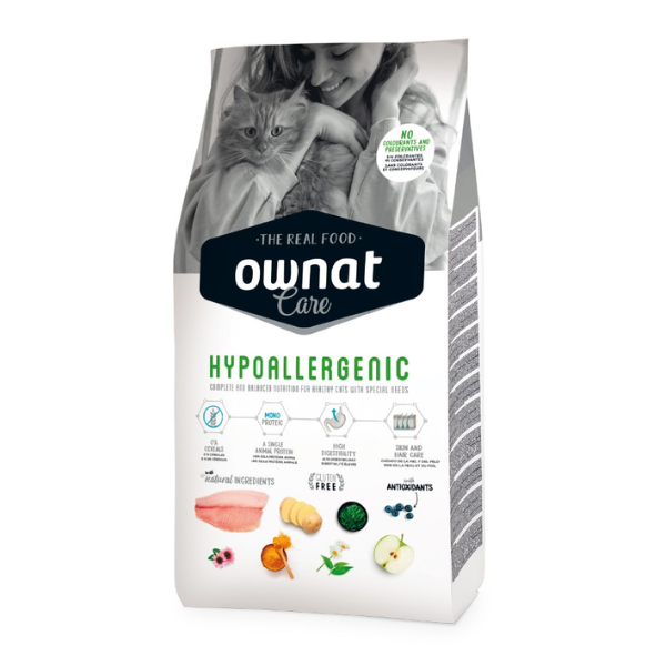 Ração Gato Ownat Care Hypoallergenic