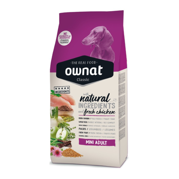 Ração Cão Ownat Classic Mini Adulto