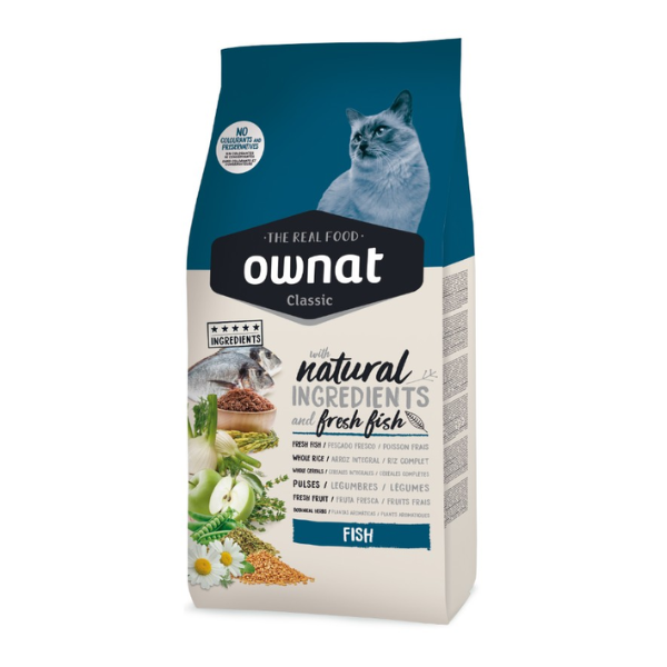 Ração Gato Ownat Classic Fish