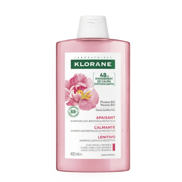 Klorane Champô Calmante de Peónia 400ml – Farmácia Rodrigues Rocha