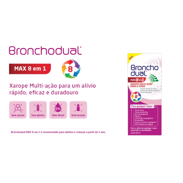 Xarope Bronchodual Max 8 em 1