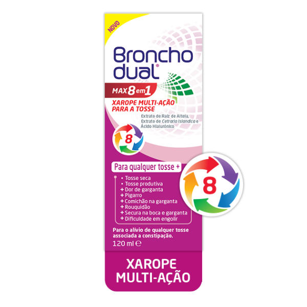 Xarope Bronchodual Max 8 em 1 120 ml