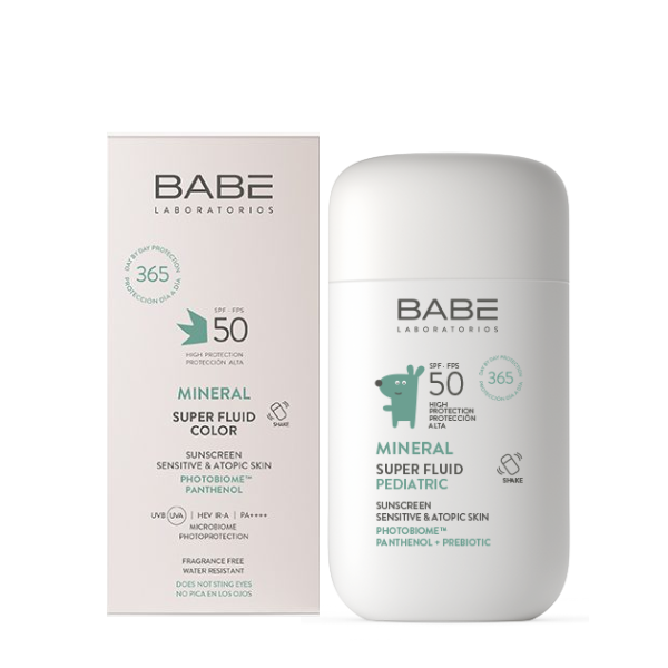 Babé Fotoprotetor Super Fluid Mineral Pediátrico SPF50 - Farmácia Rodrigues Rocha