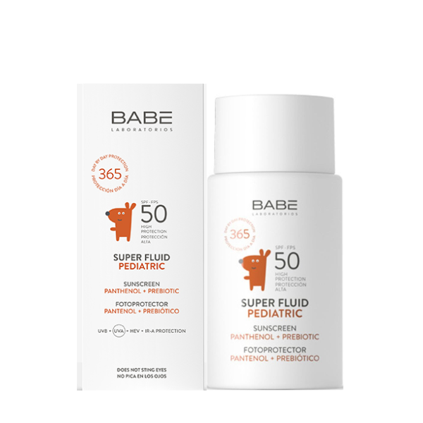 Babé Fotoprotetor Super Fluid Pediátrico SPF50 - Farmácia Rodrigues Rocha