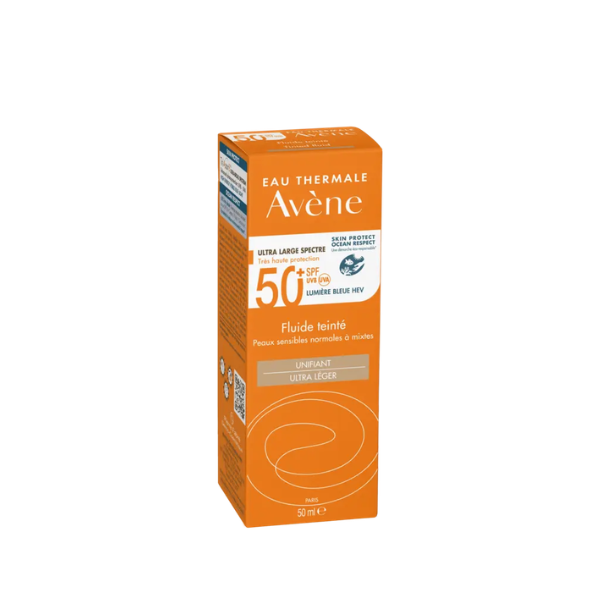Avène Solar Fluido Com Cor SPF50+