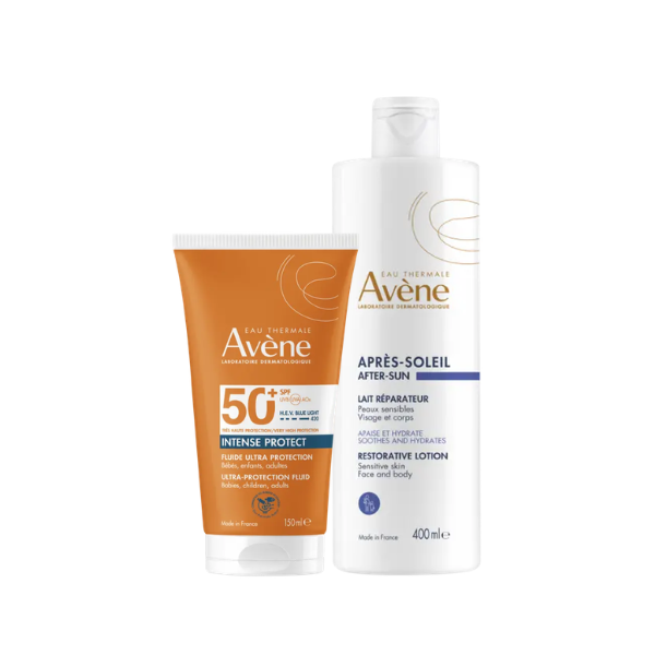 Pack Avène Solar Intense Protect SPF50+ e Leite Pós-Solar - Farmácia Rodrigues Rocha